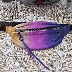 Aimee Kestenberg Leather Convertible Milan Belt Bag Fanny Pack Island A614302